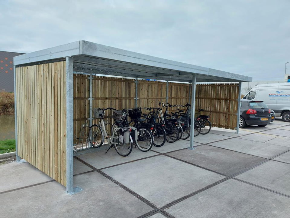 Fietsenstalling in Lelystad